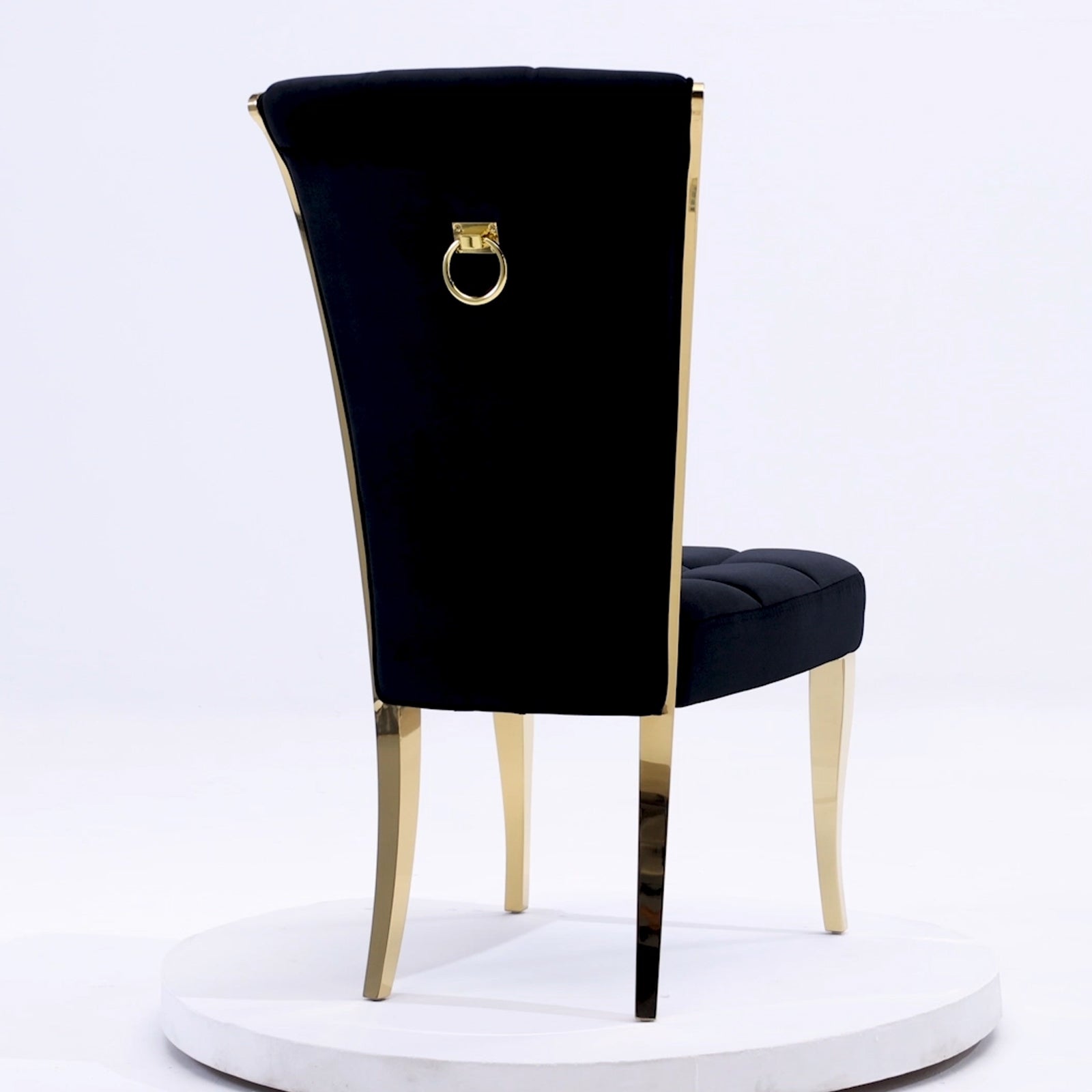 647-Set | AUZ Black and Gold Dining room Sets for 6
