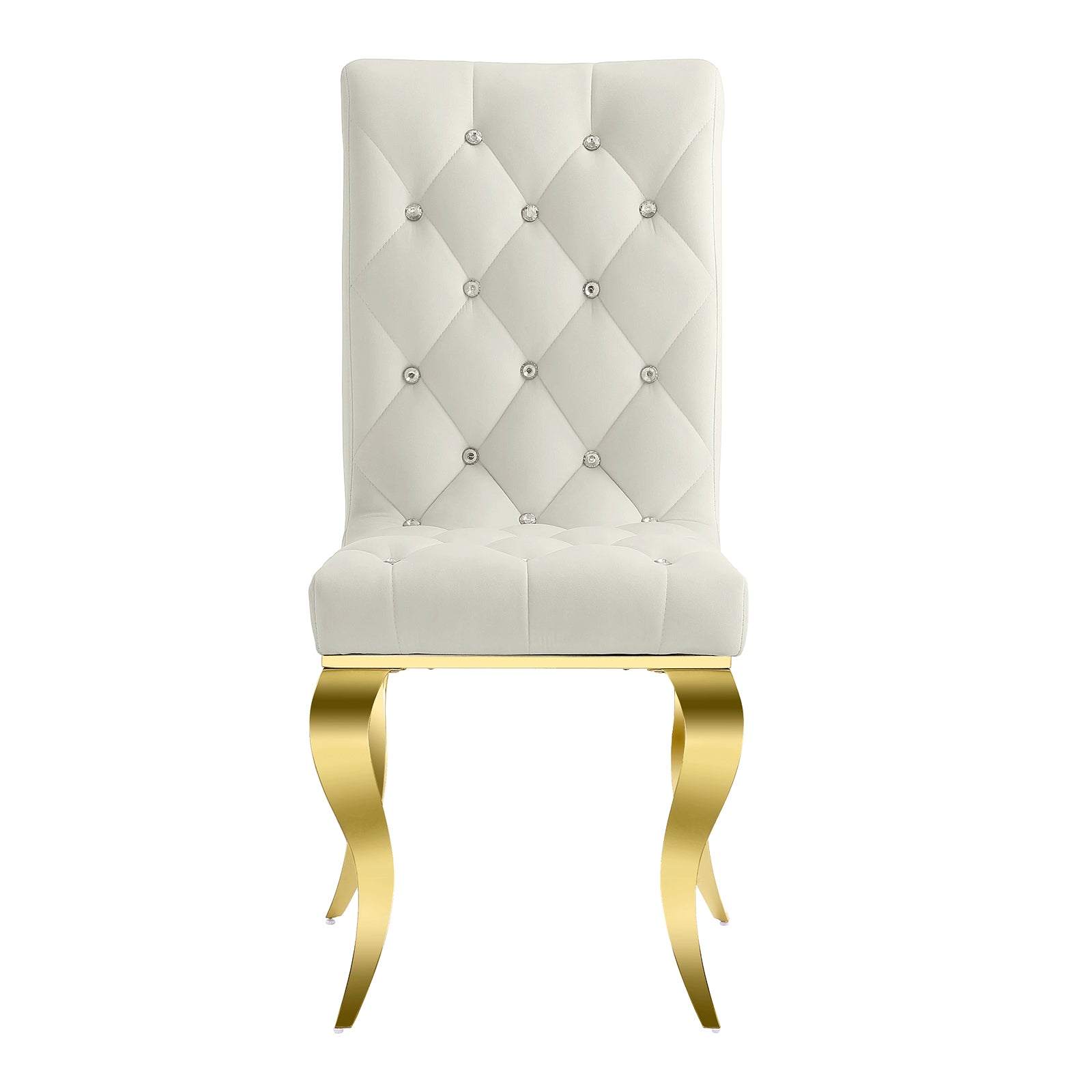 654-Set | AUZ White and Gold Dining room Sets for 6