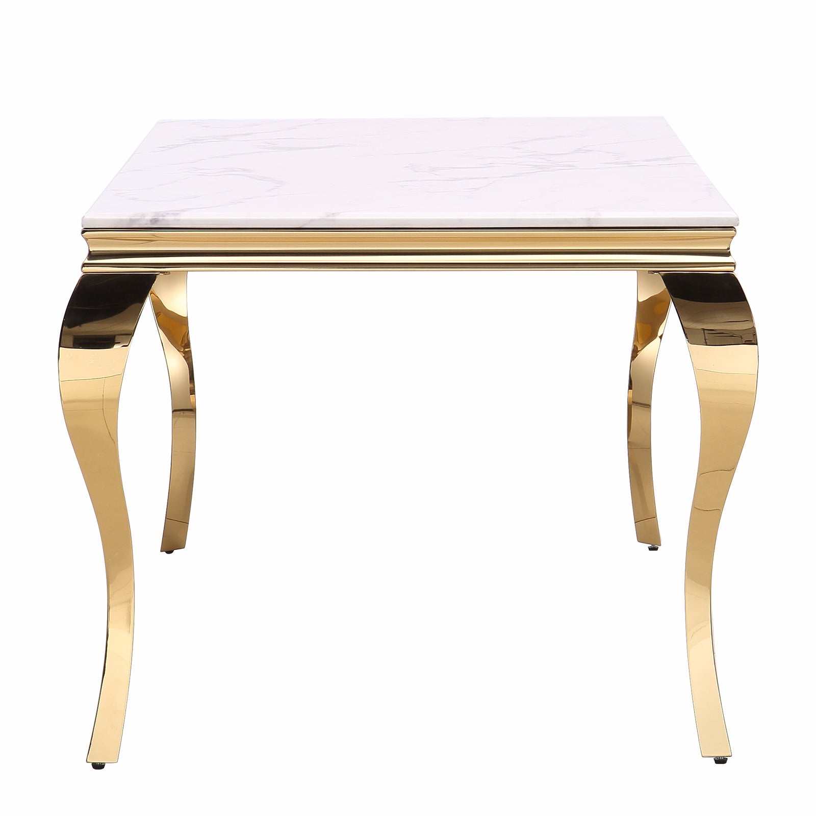698 Set | AUZ White and gold Dining room Sets for 6