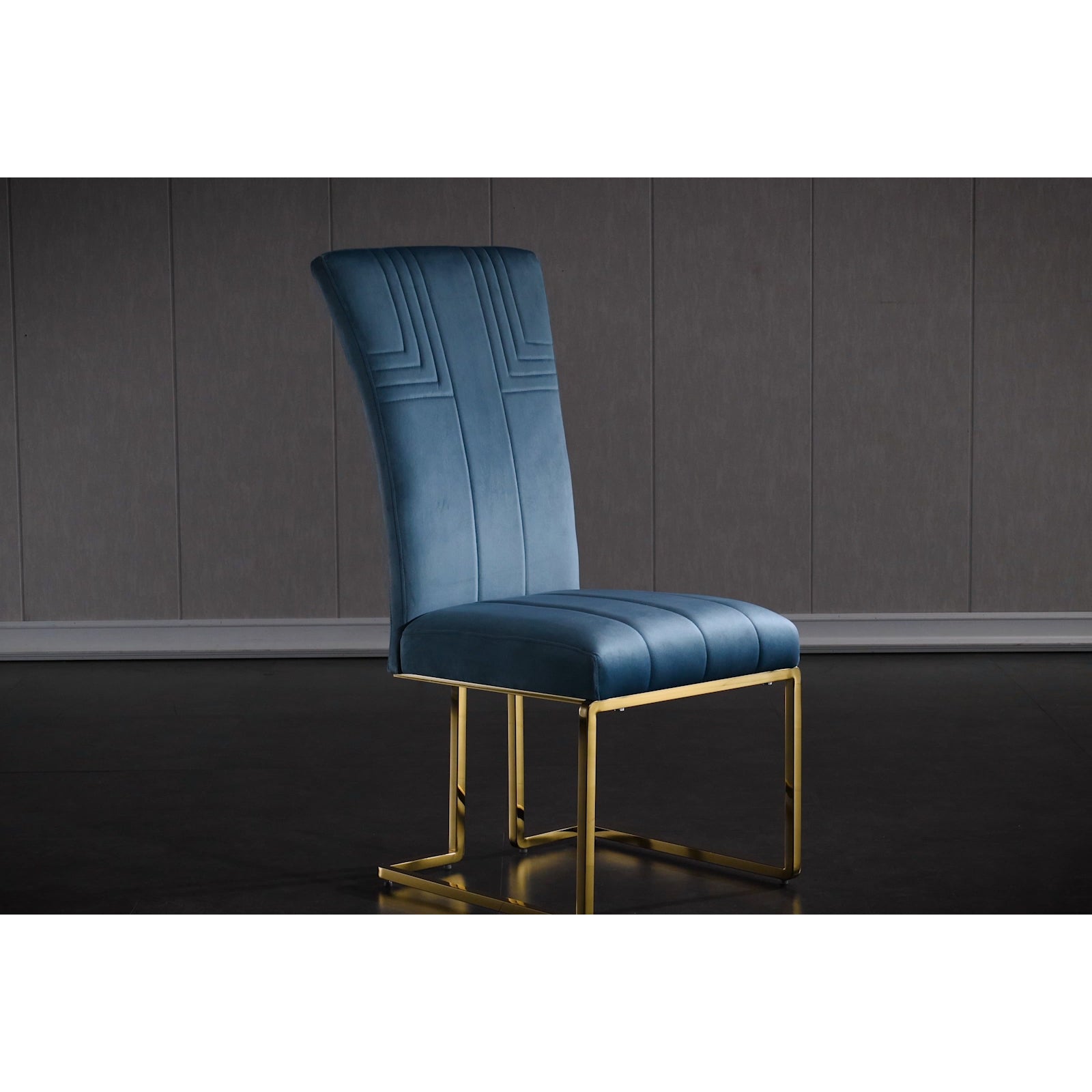711 Set | AUZ Blue and Gold Dining room Sets for 6