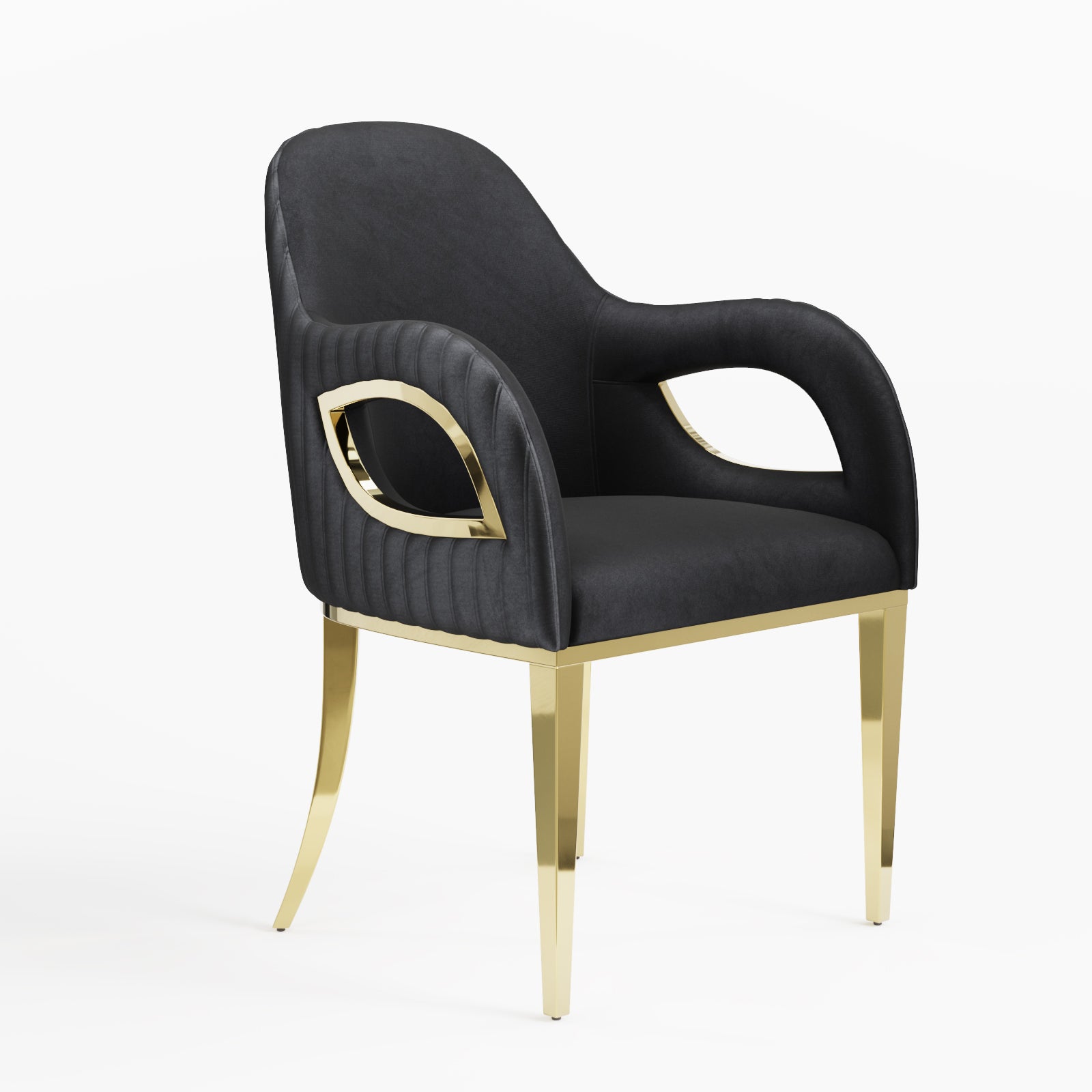 625-Set | AUZ Black and Gold Dining room Sets for 6