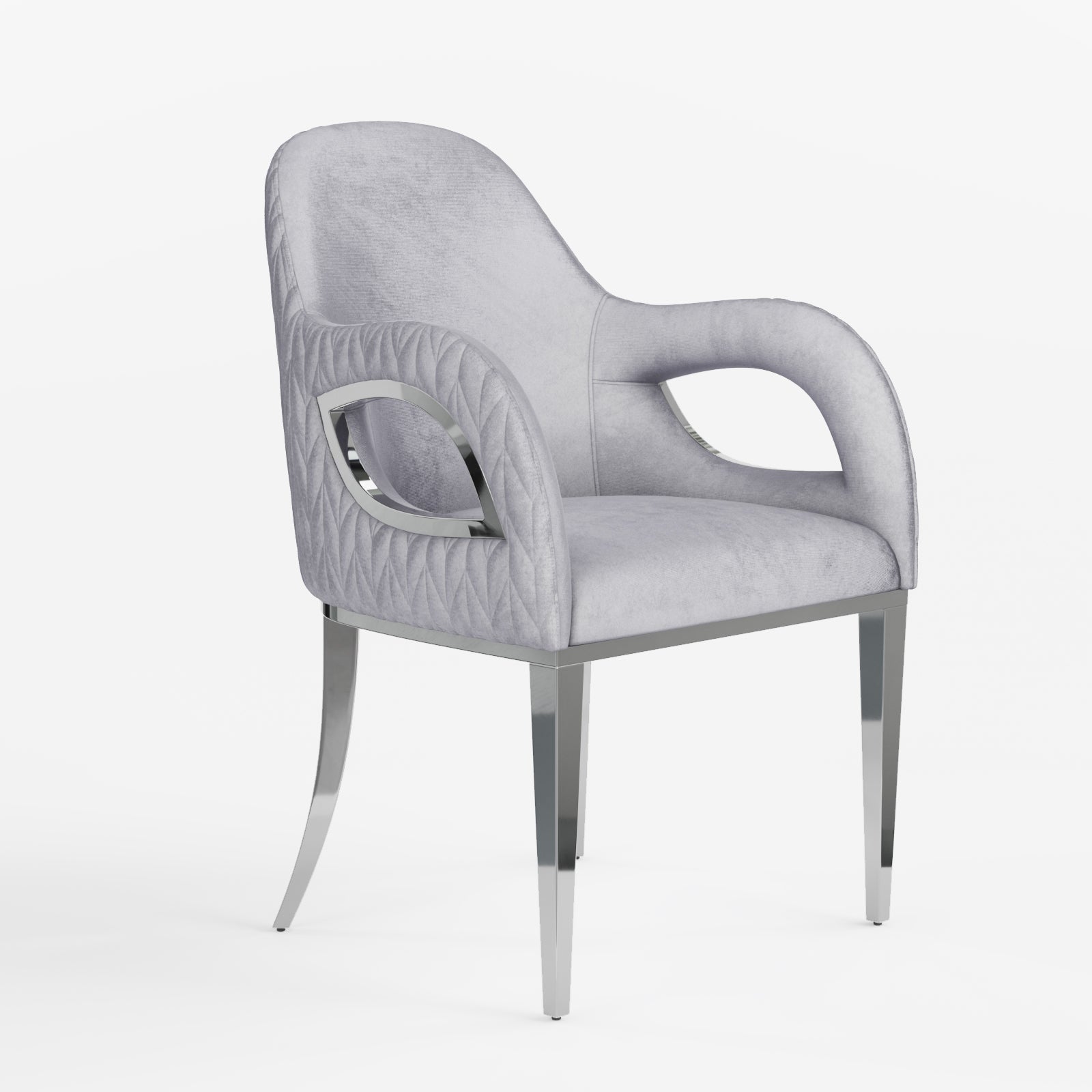624-Set | AUZ Silver and Gray Dining room Sets for 6