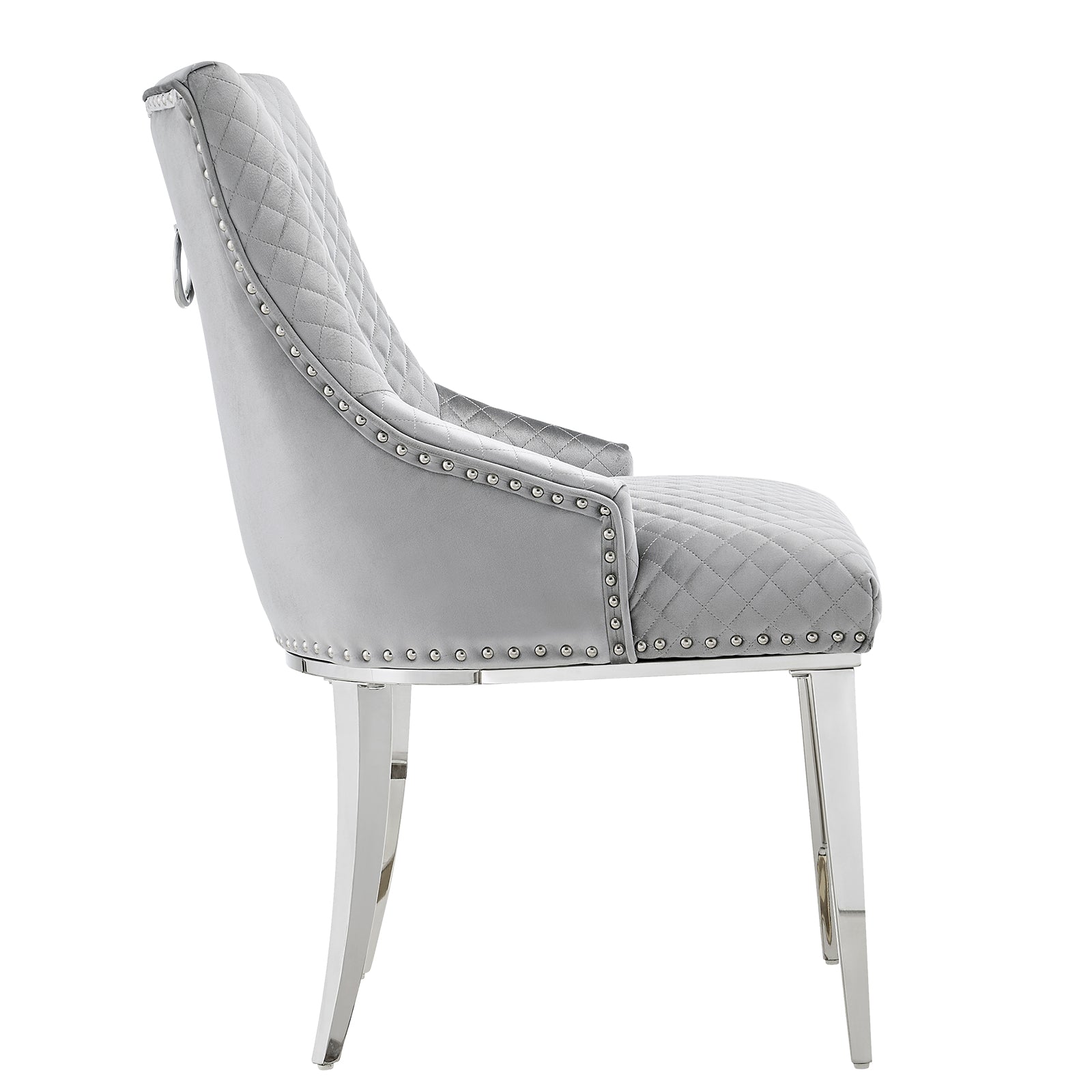 671-Set | AUZ Silver and Gray  Dining room Sets for 6