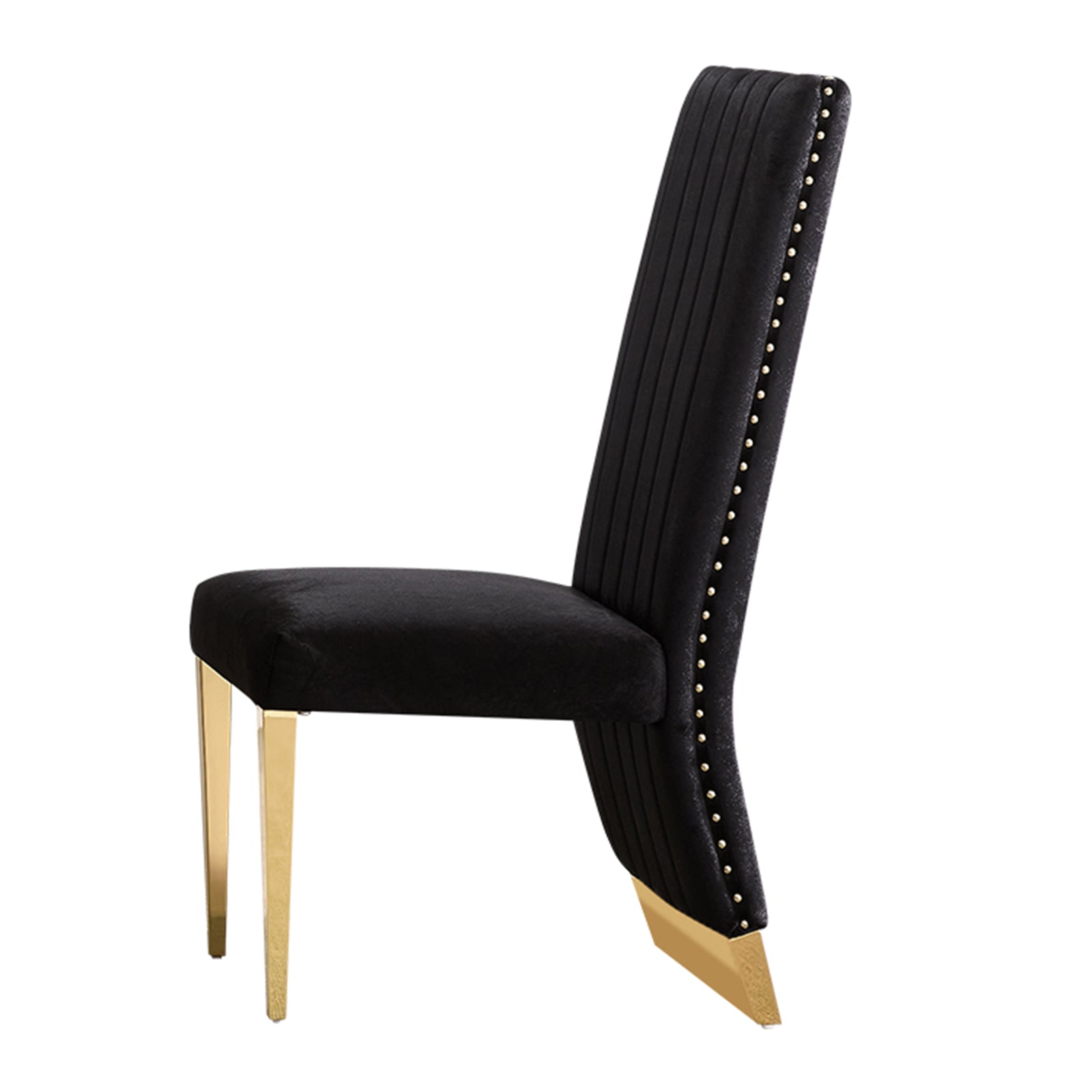 697 Set | AUZ Black and gold Dining room Sets for 6