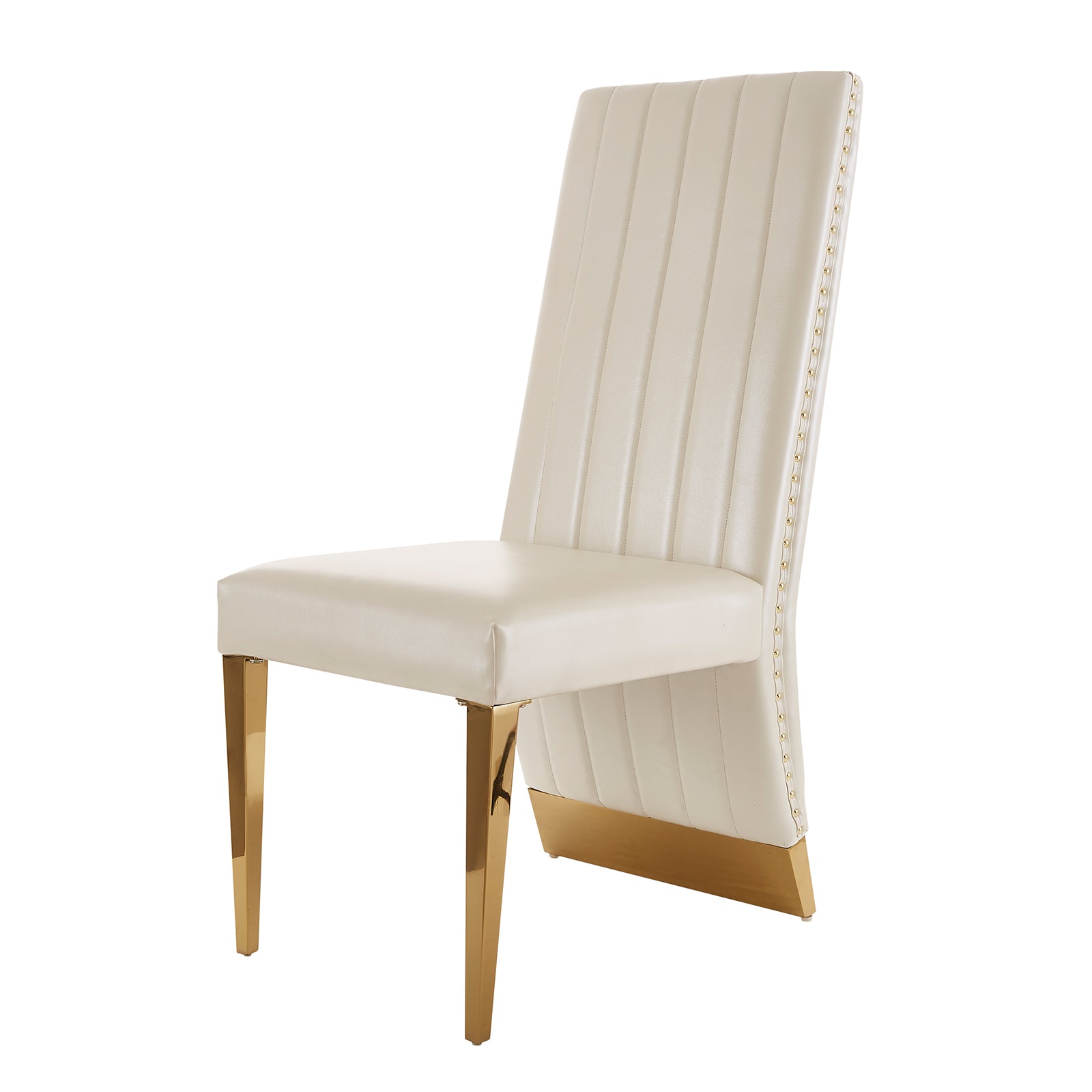 695 Set | AUZ White and gold Dining room Sets for 6