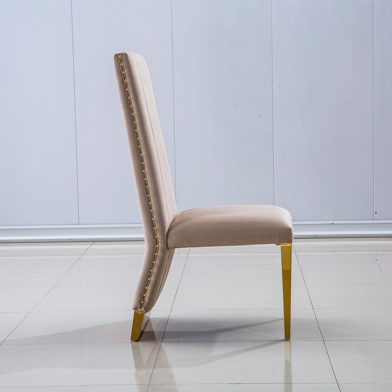 677-Set | AUZ White and Gold Dining room Sets for 6
