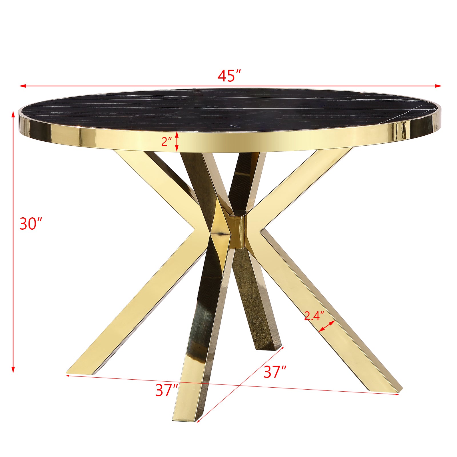 660-Set | AUZ Round Dining room Sets for 4