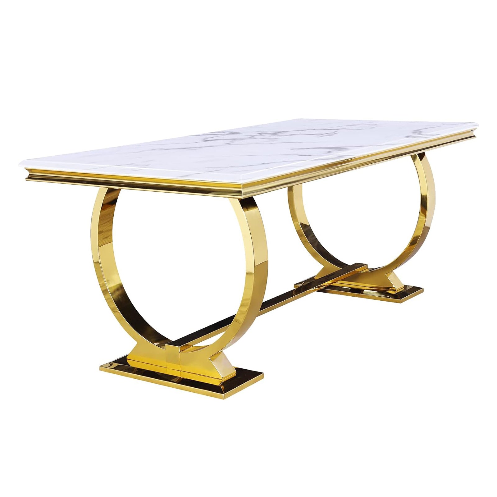 609-Set | AUZ Pink and Gold Dining room Sets for 6