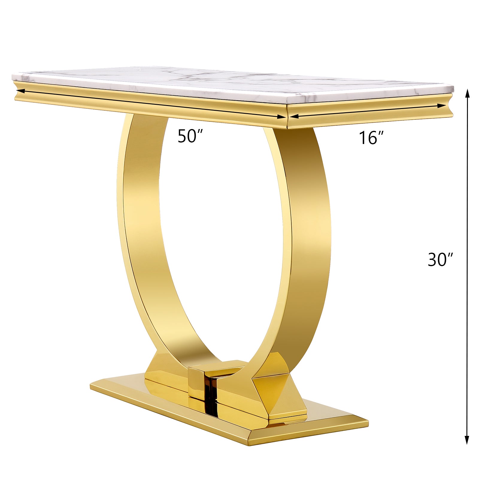 Gold White Console Tables Auz Furniture