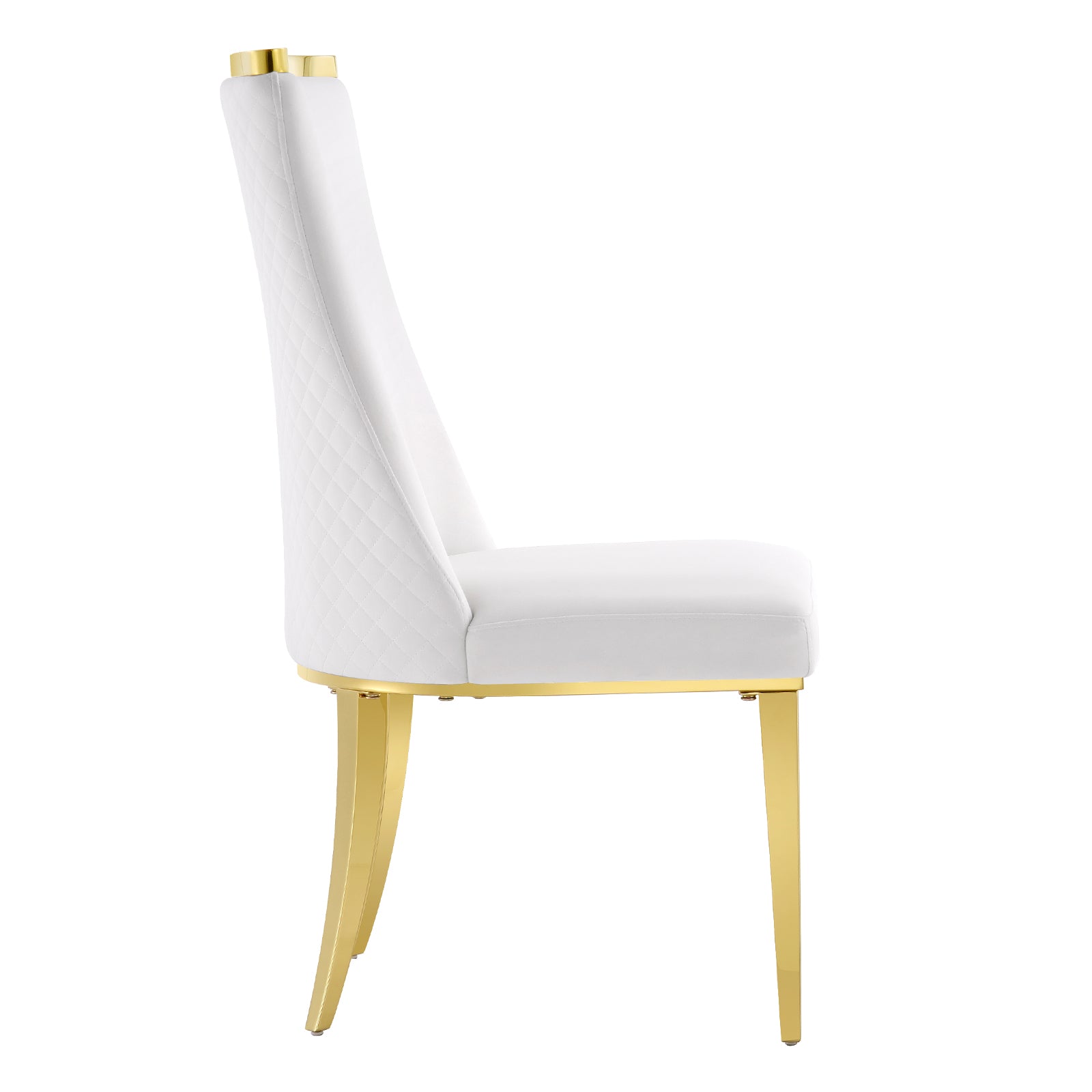 718 Set | AUZ White and Gold Dining room Sets for 6