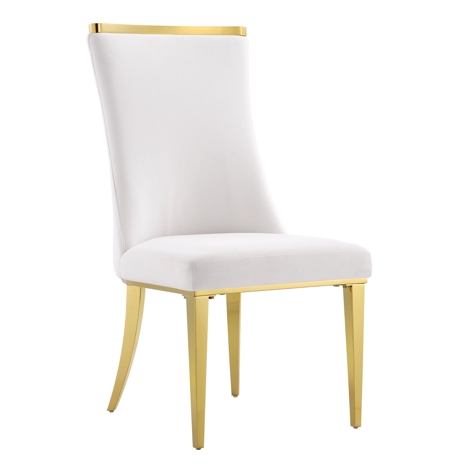 718 Set | AUZ White and Gold Dining room Sets for 6