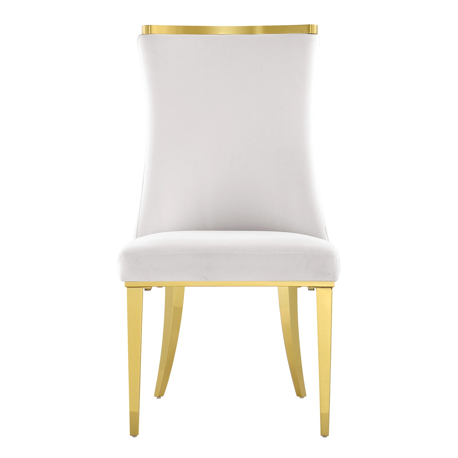 718 Set | AUZ White and Gold Dining room Sets for 6