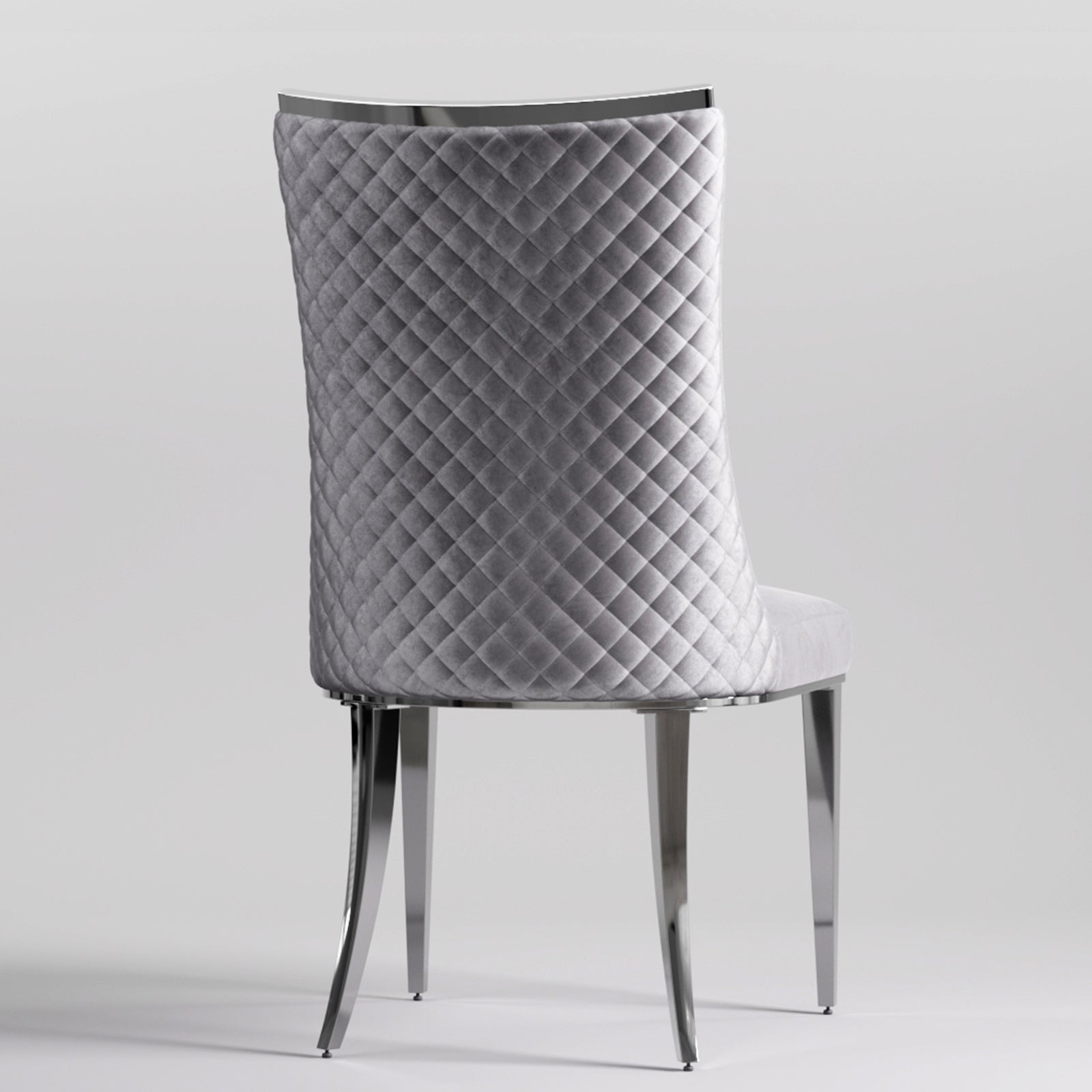 701 Set | AUZ White and Silver Dining room Sets for 6