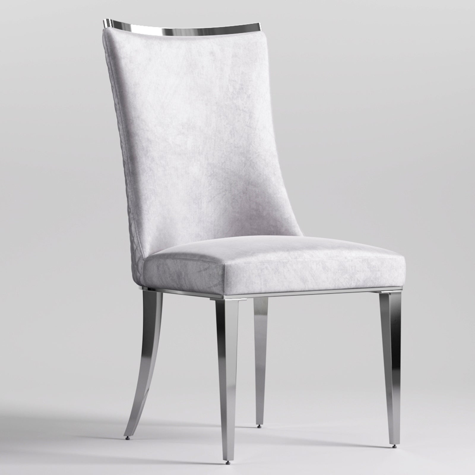 701 Set | AUZ White and Silver Dining room Sets for 6
