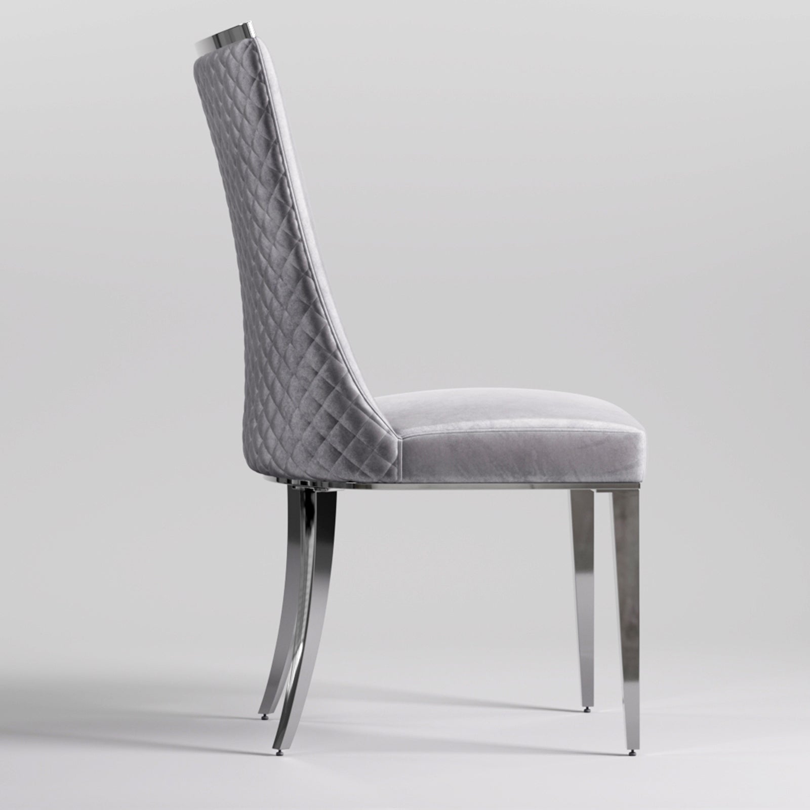 701 Set | AUZ White and Silver Dining room Sets for 6