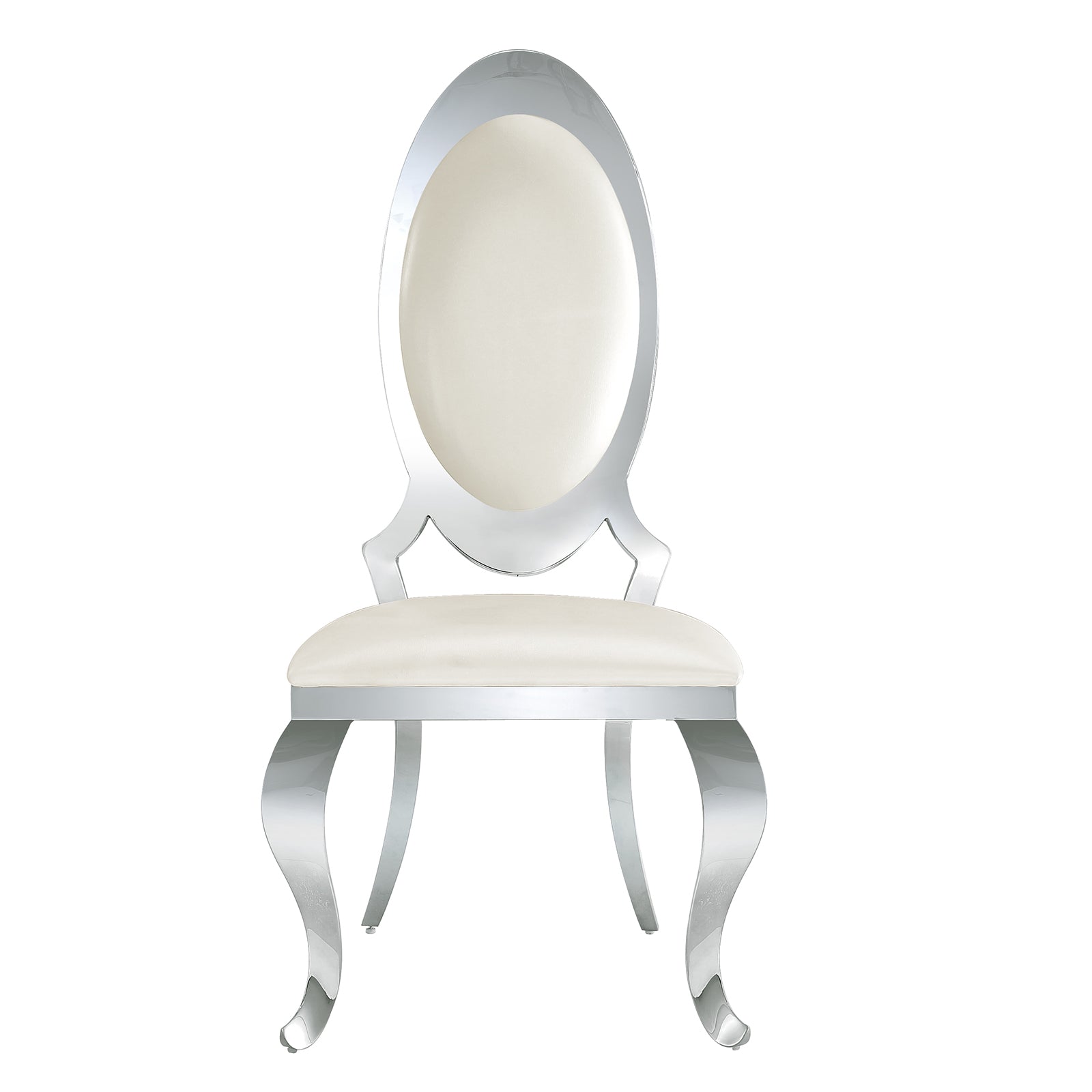 603-Set | AUZ White and Silver Dining room Sets for 6