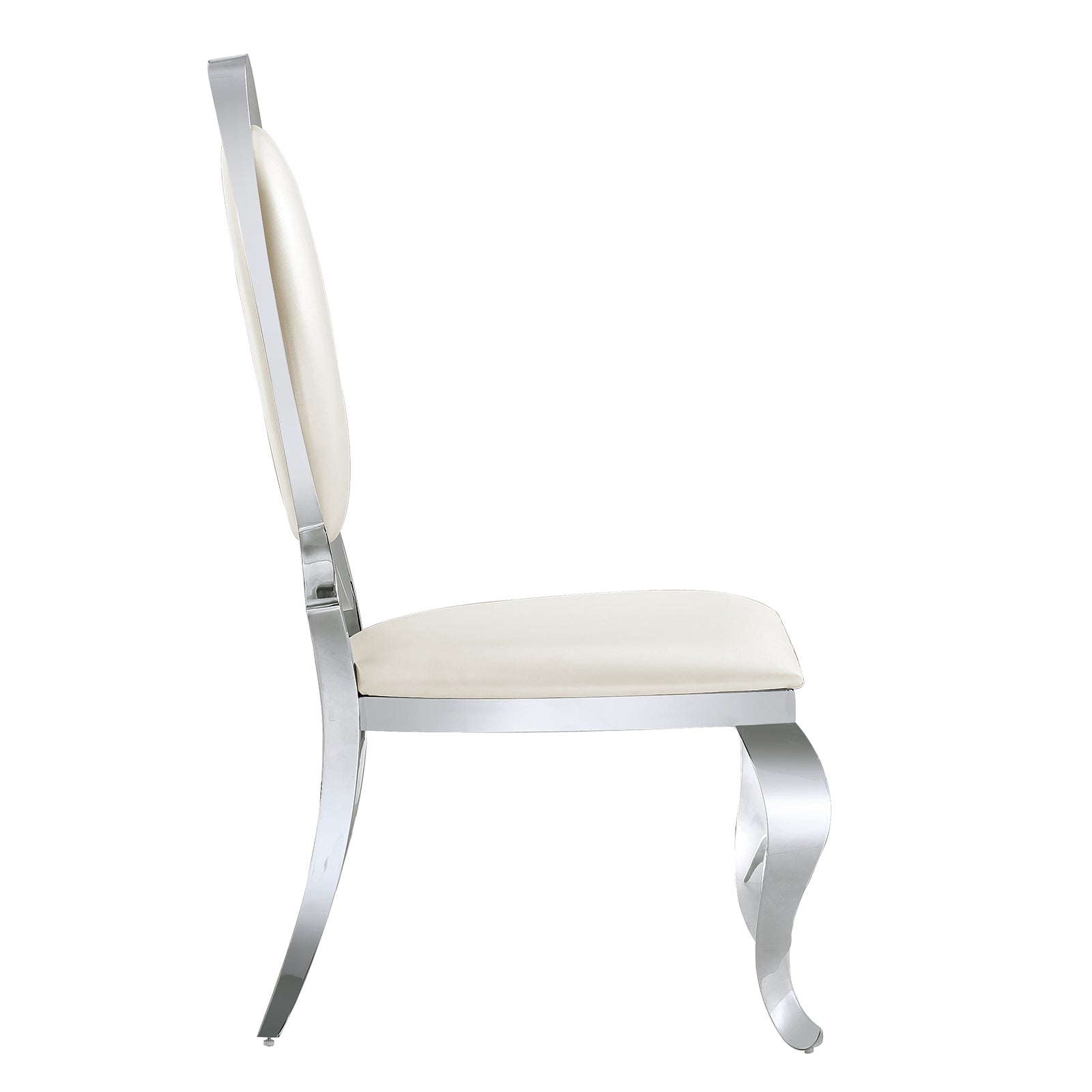 705 Set | AUZ White and Silver Dining room Sets for 6
