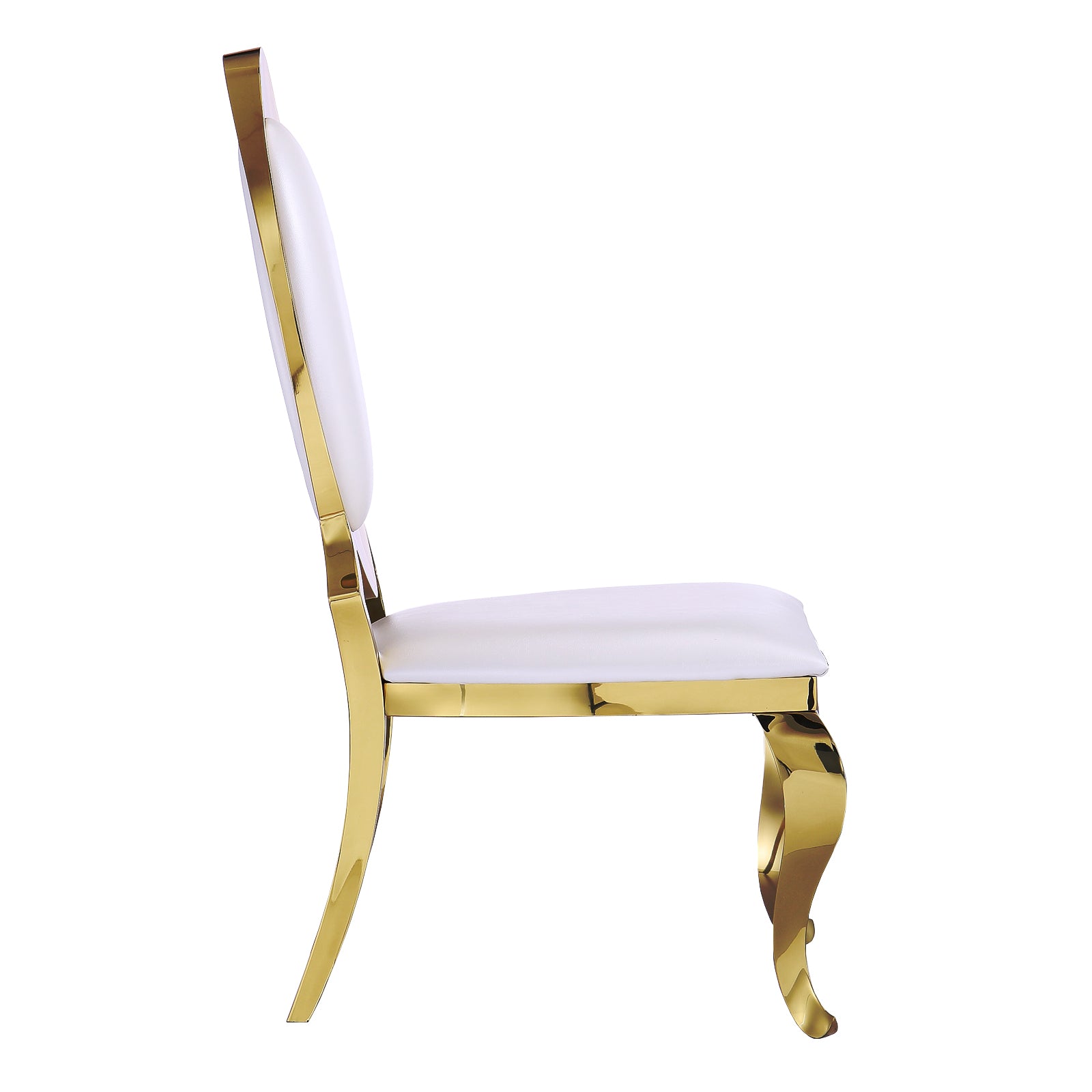 703 Set | AUZ White and Gold Dining room Sets for 6