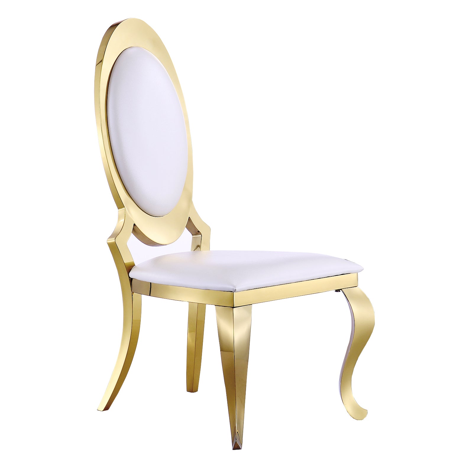 653-Set | AUZ White and Gold Dining room Sets for 6
