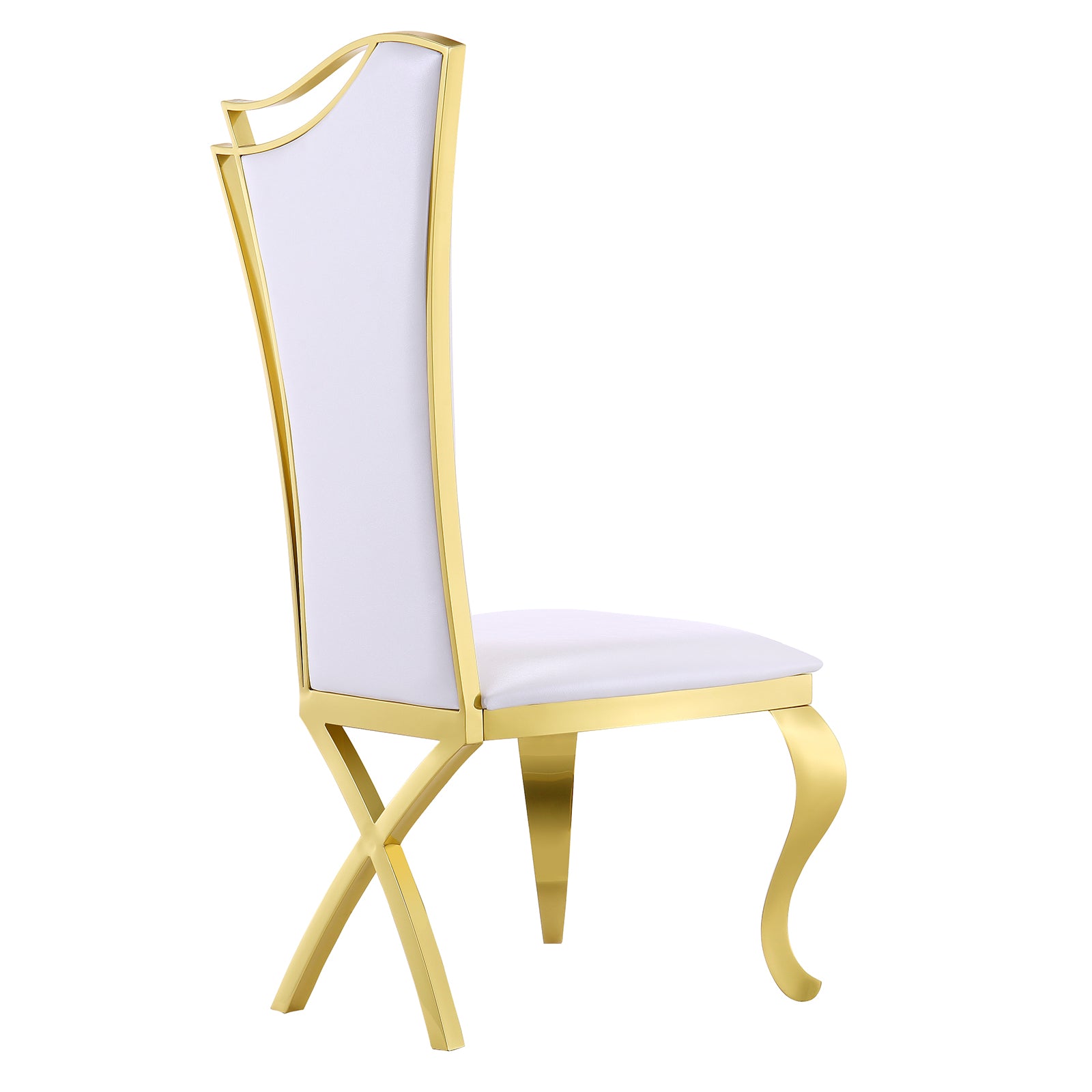 706 Set | AUZ White and Gold Dining room Sets for 6