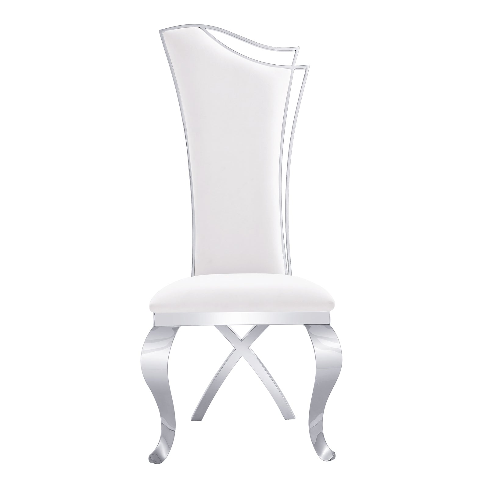 645-Set | AUZ White and Silver  Dining room Sets for 6